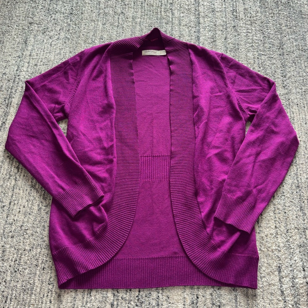 Faded Glory Women's Rich Purple Cardigan